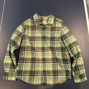 Cat & Jack Green Plaid Shirt